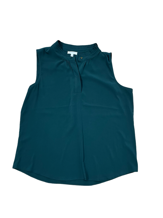 Top Sleeveless By Calvin Klein In Green, Size:Xl
