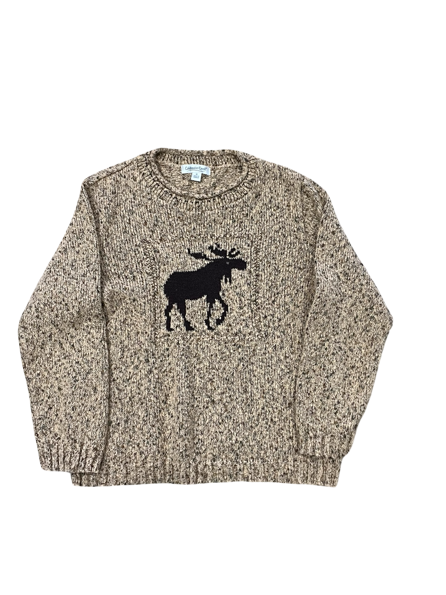 Sweater By Coldwater Creek In Tan, Size:M