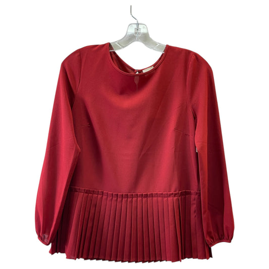 Top Ls By J. Crew In Red, Size:Xxs