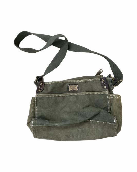 Handbag By Fossil In Green, Size:Medium