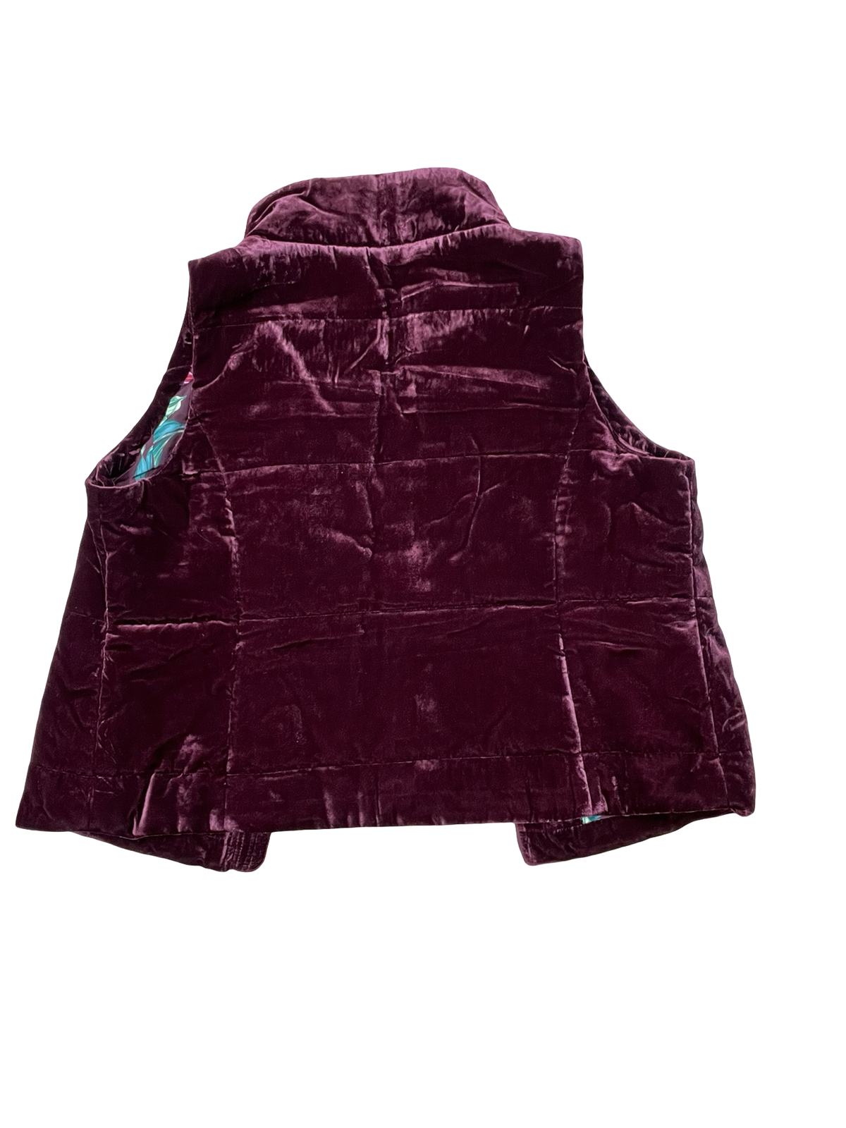 Vest Puffer & Quilted By Nicole By Nicole Miller In Maroon, Size:M