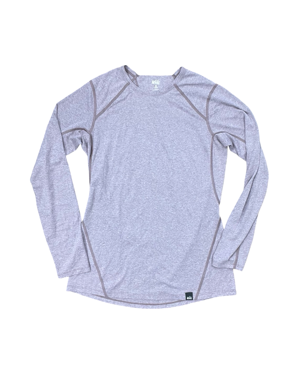 Athletic Top Ls Collar By Rei In Purple, Size:M