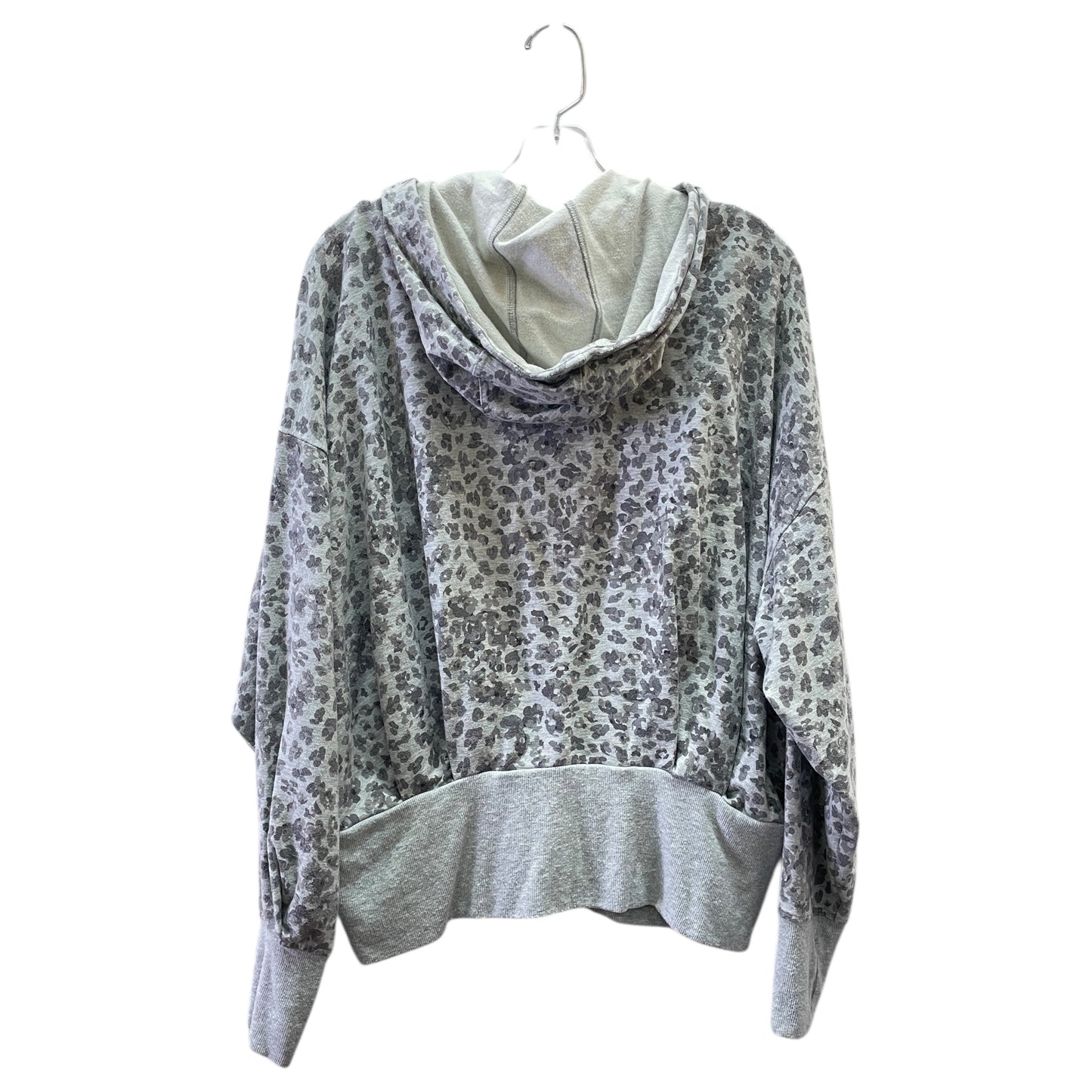 Athletic Jacket By Athleta In Grey, Size:L