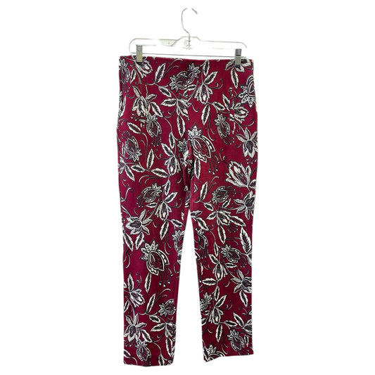 Pants Leggings By Chicos In Black & Red, Size:6