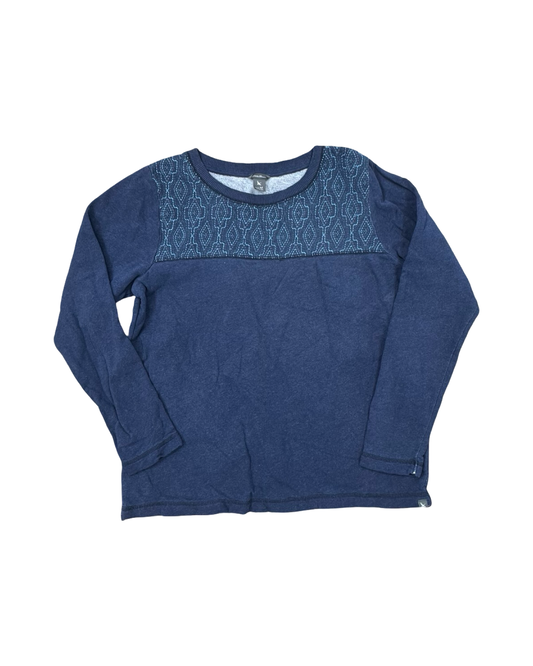 Top Ls By Eddie Bauer In Navy, Size:M