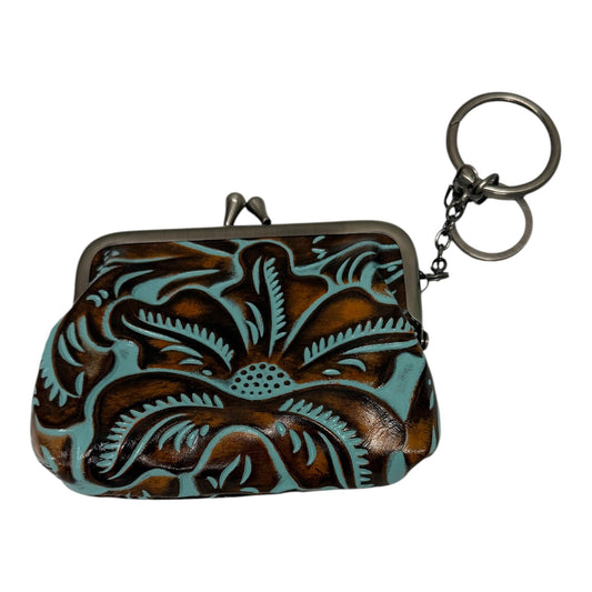 Coin Purse Designer By Patricia Nash In Brown, Size:Small