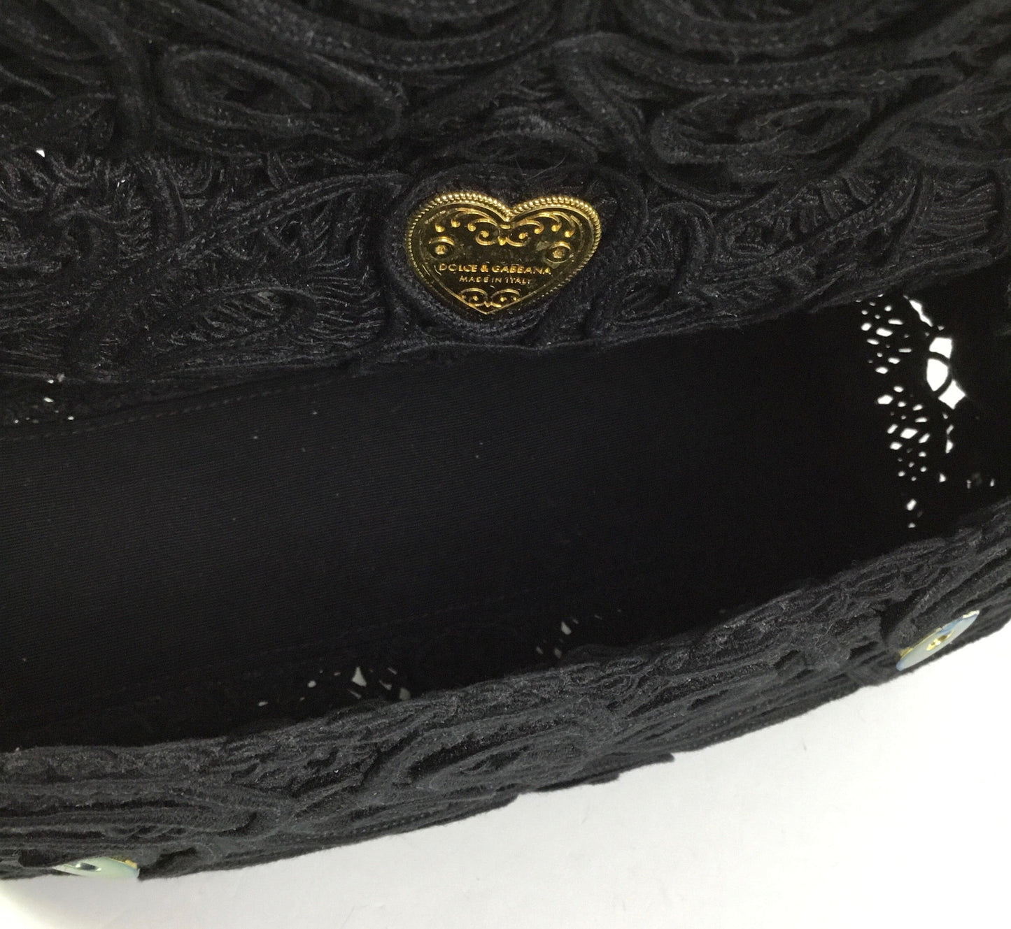 Handbag Luxury Designer By Dolce And Gabbana In Black, Size:Medium