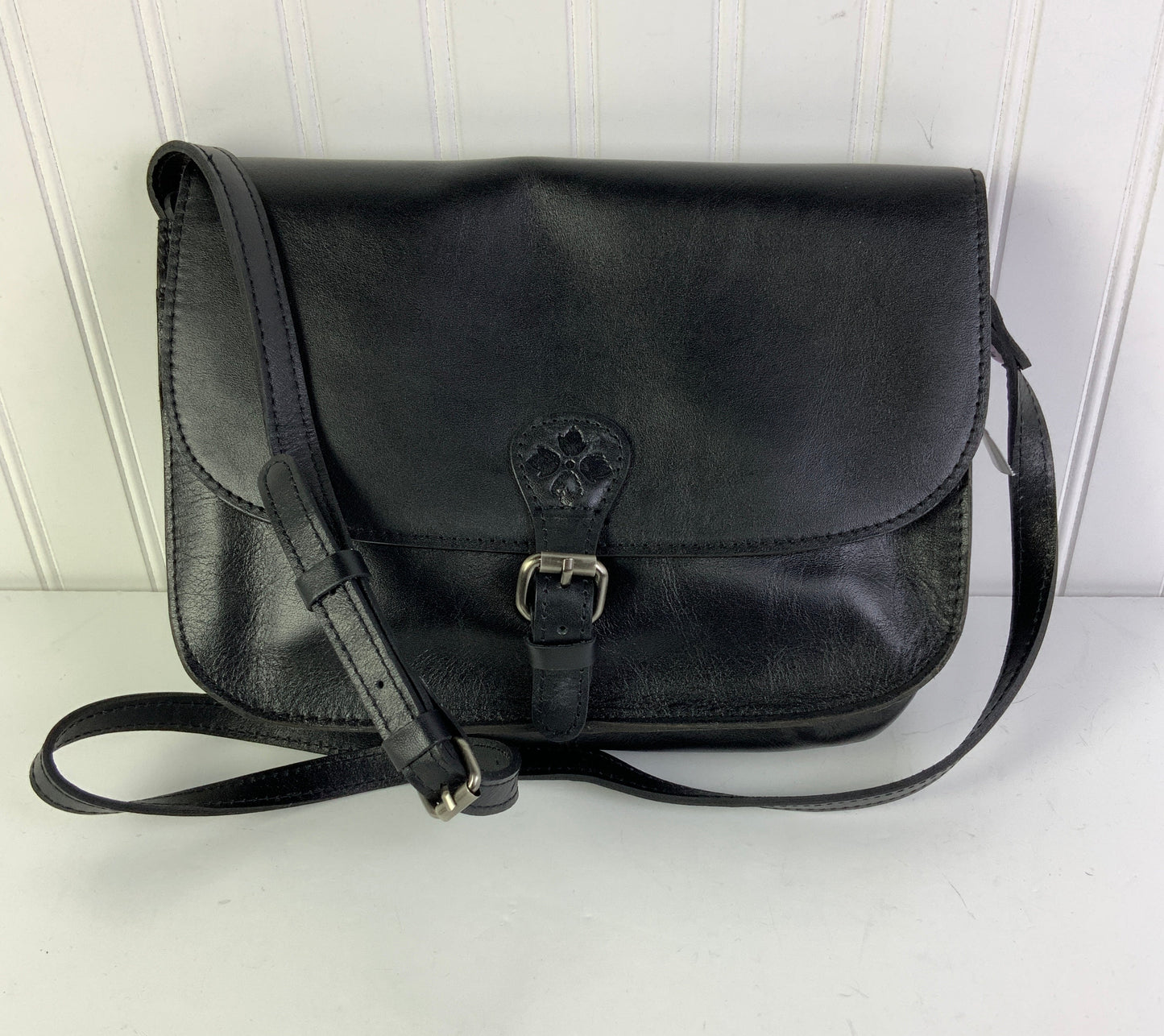 Crossbody Designer By Patricia Nash In Black, Size:Medium