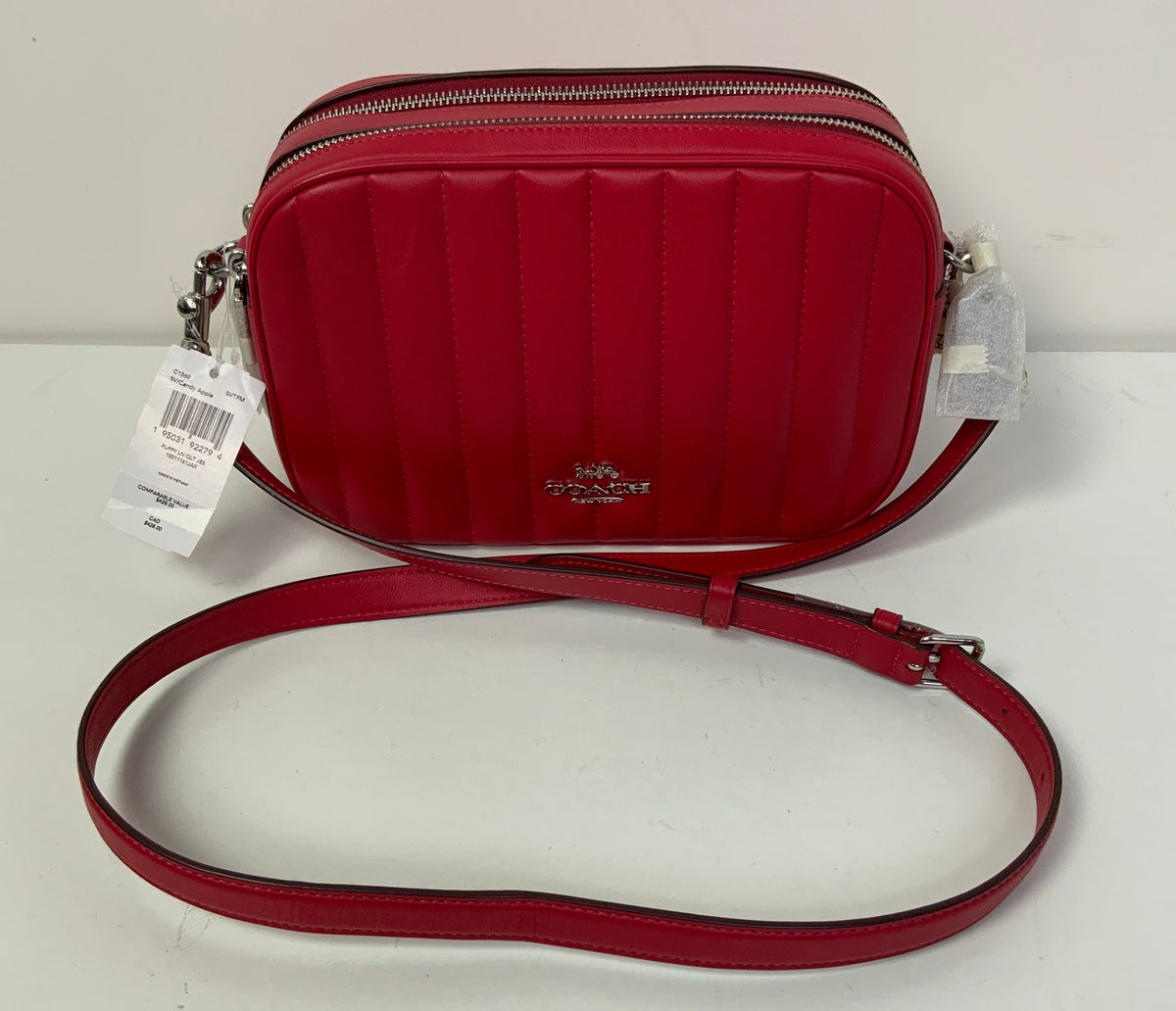 Crossbody Designer By Coach In Red, Size:Medium