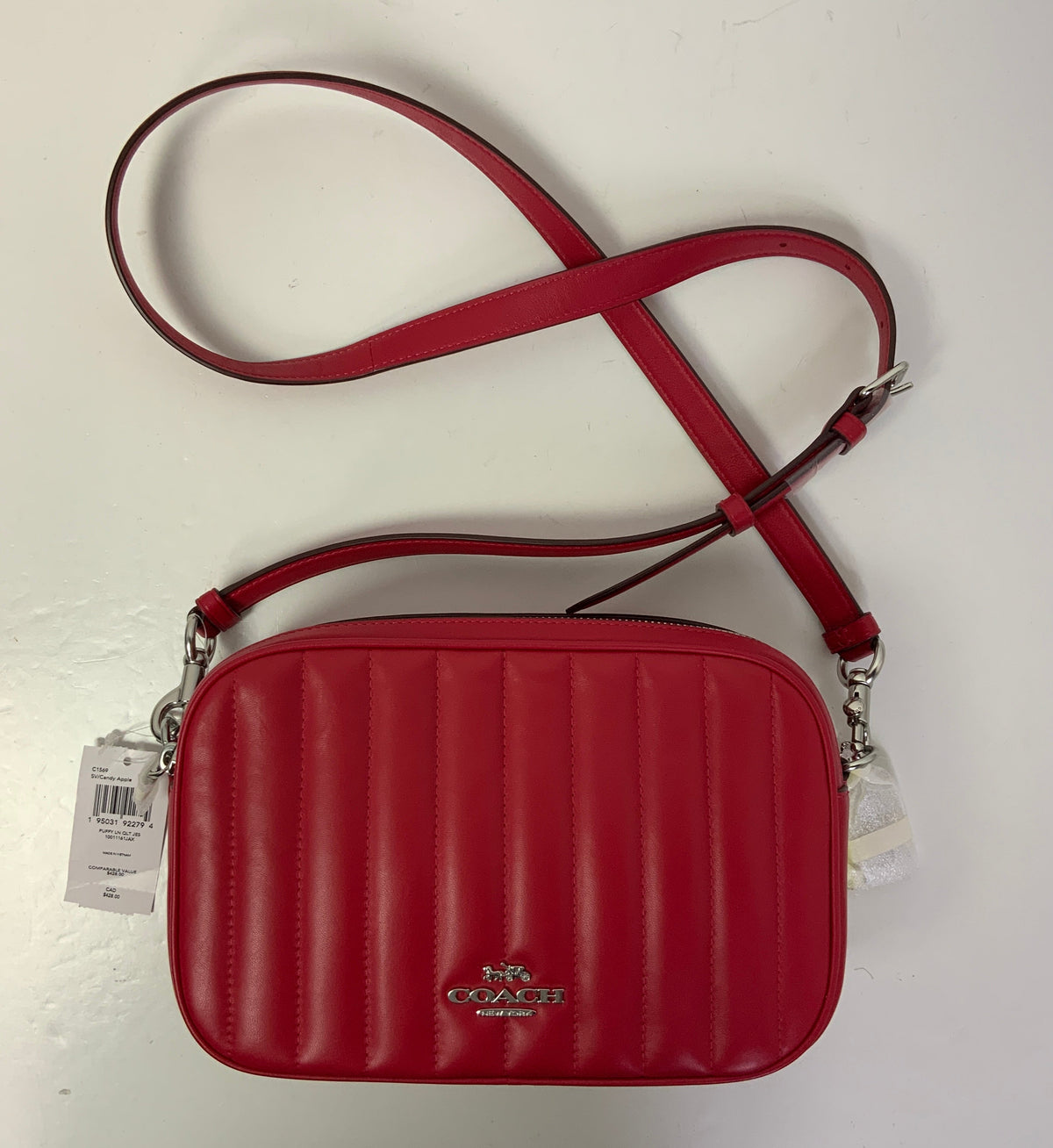 Crossbody Designer By Coach In Red, Size:Medium