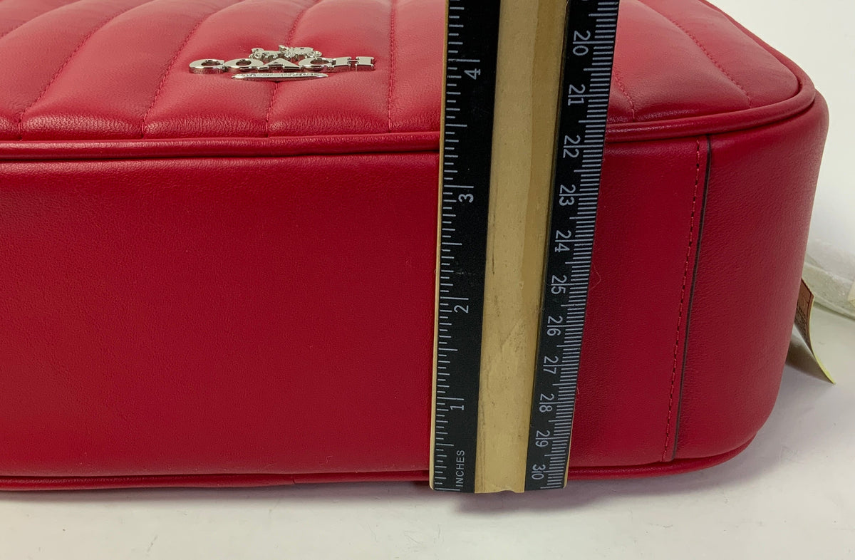Crossbody Designer By Coach In Red, Size:Medium