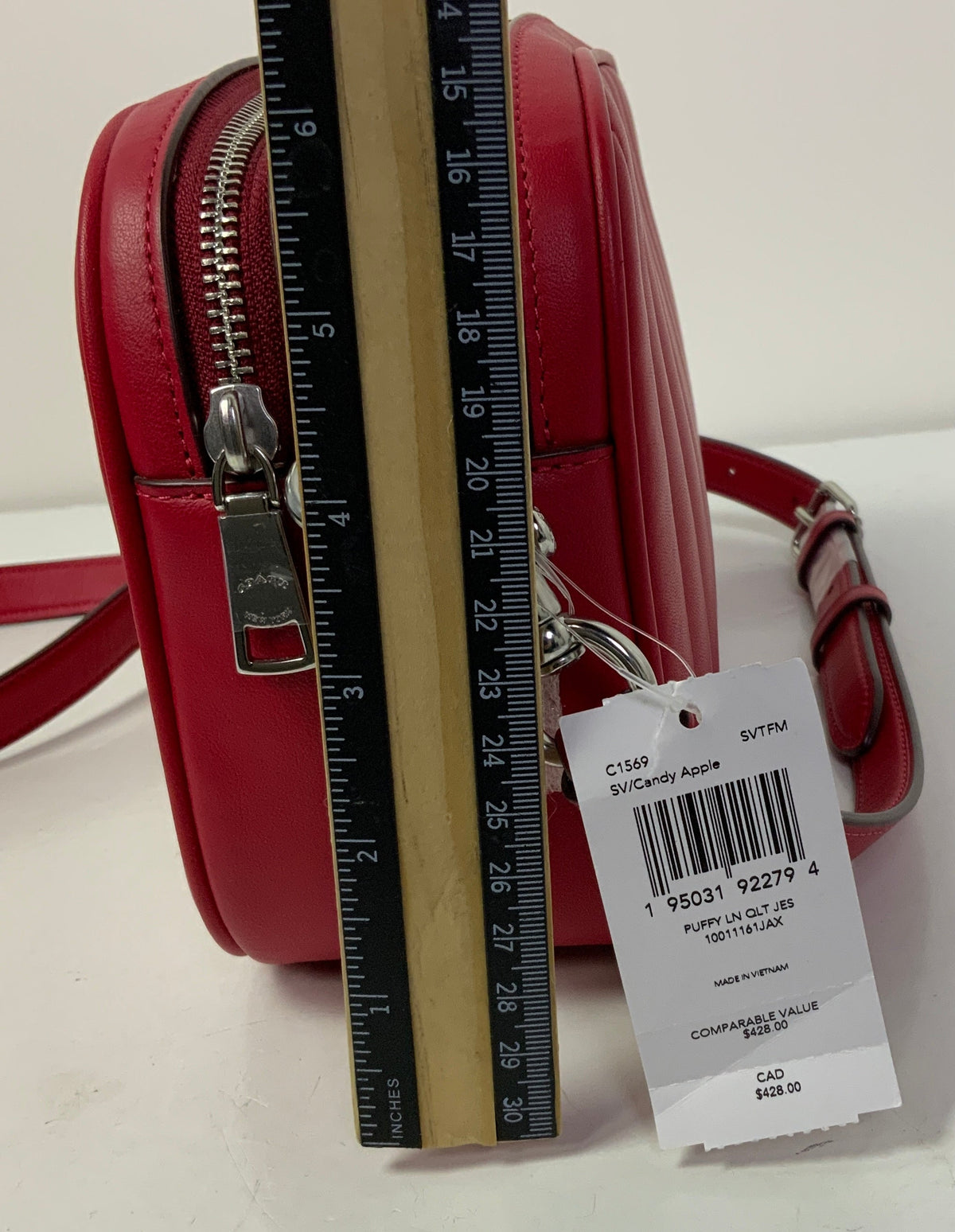 Crossbody Designer By Coach In Red, Size:Medium