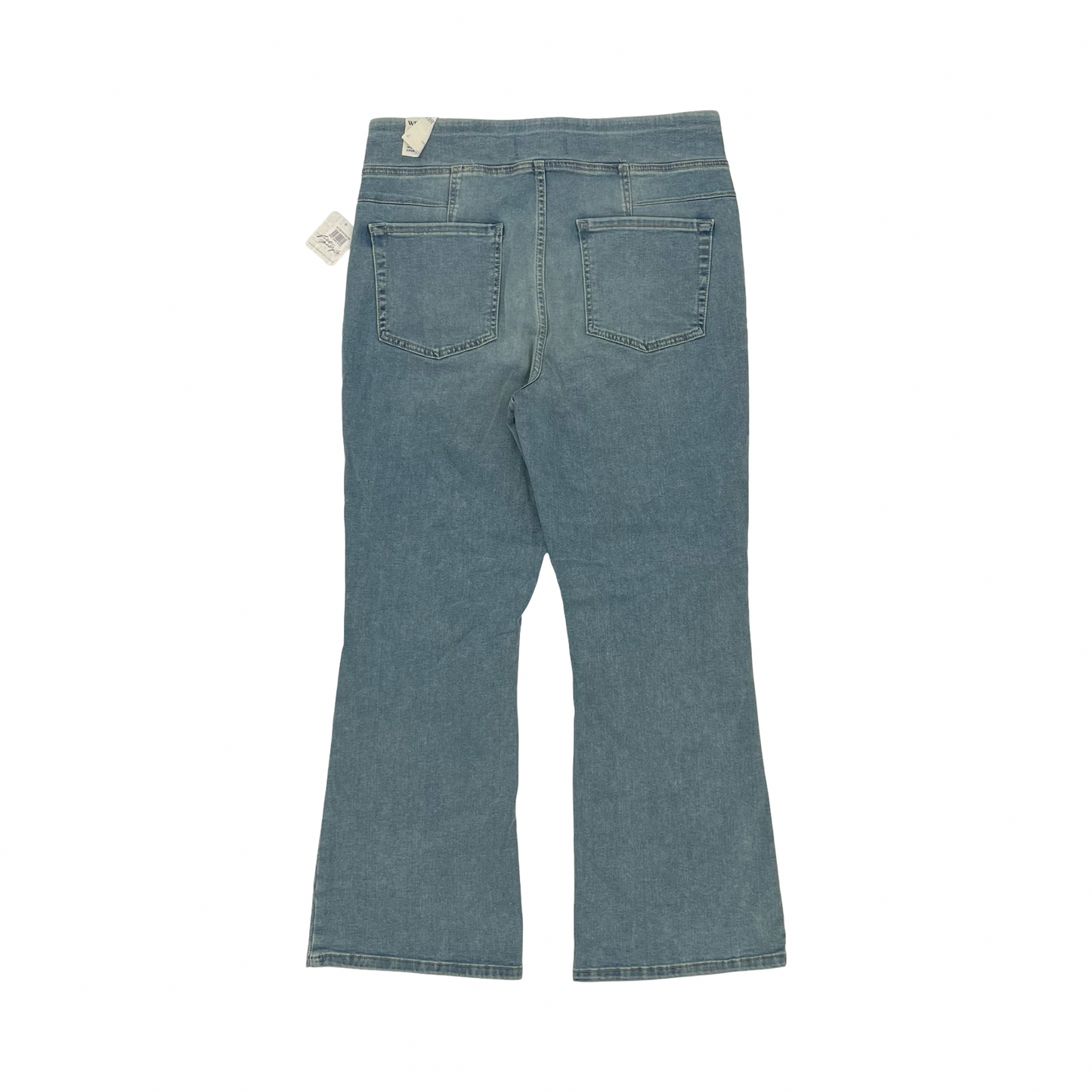 Pants Wide Leg By Free People In Blue Denim, Size:L