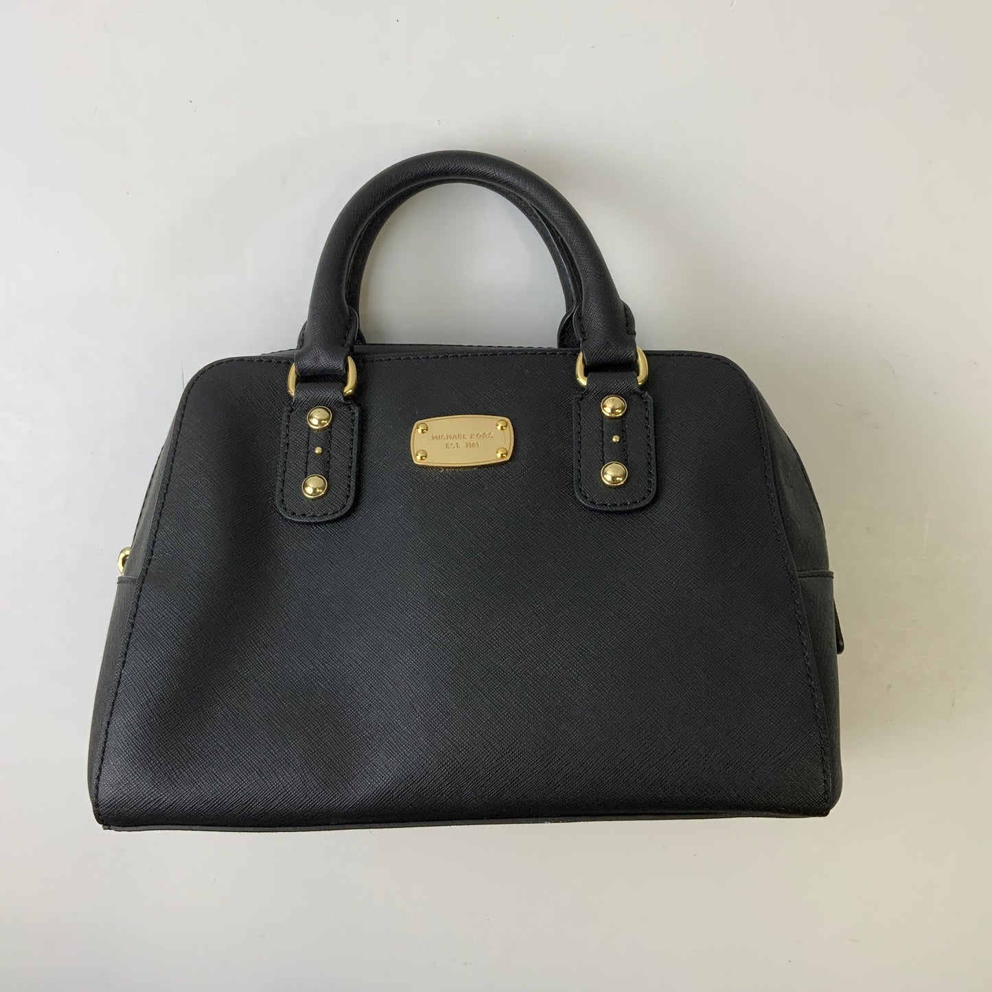 Handbag Designer By Michael Kors In Black, Size:Medium