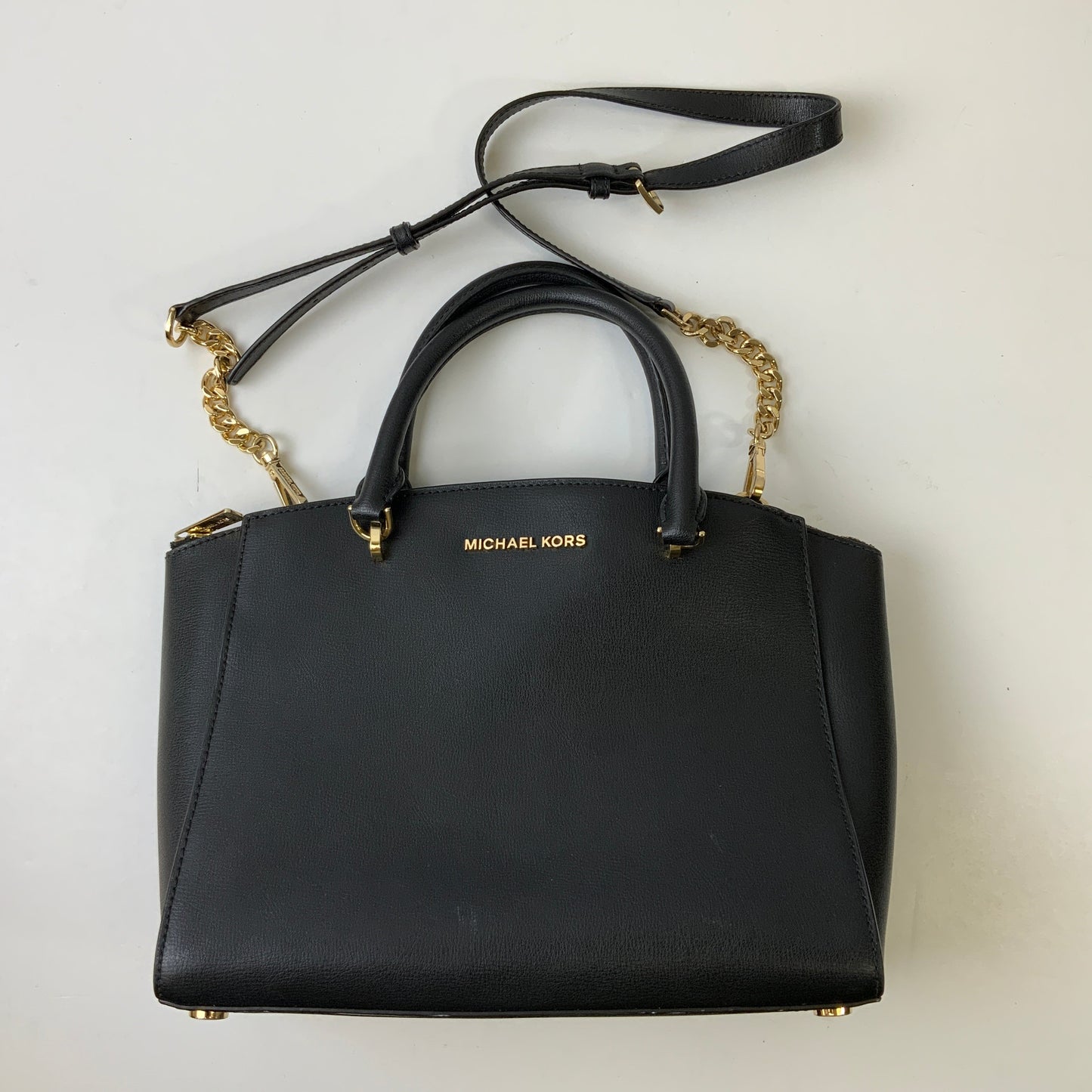 Handbag Designer By Michael Kors In Brown, Size:Small