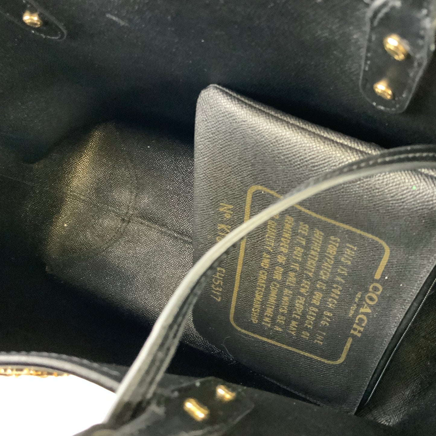 Tote Designer By Coach, Size: Large