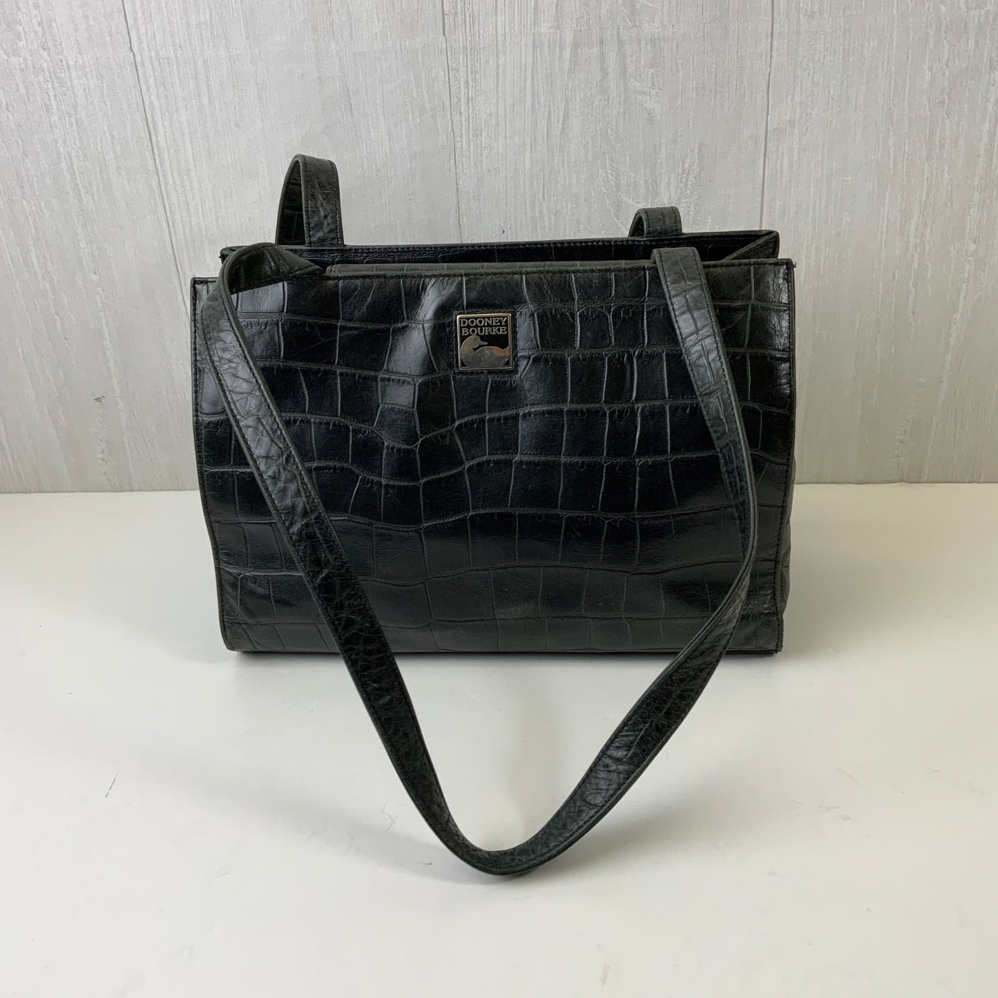 Handbag Designer By Dooney And Bourke In Black, Size:Medium