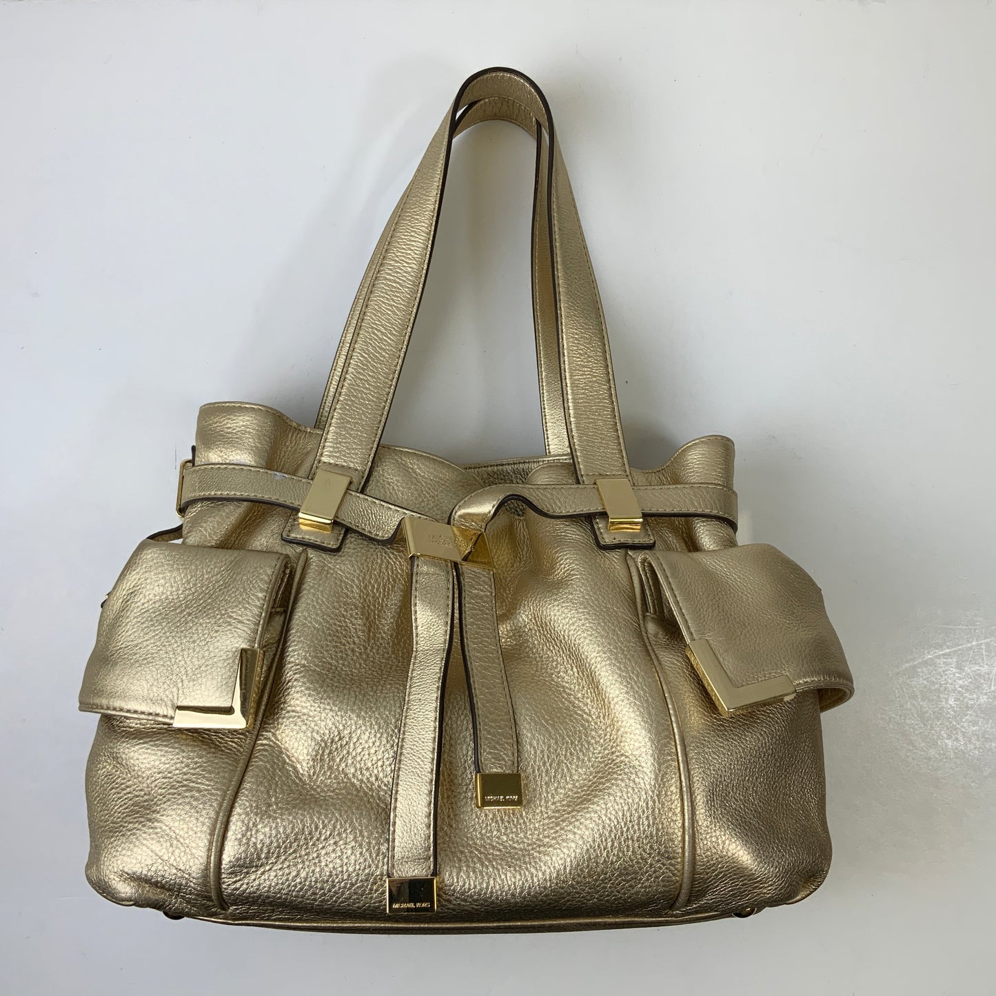 Crossbody Designer By Michael Kors In Tan, Size:Medium