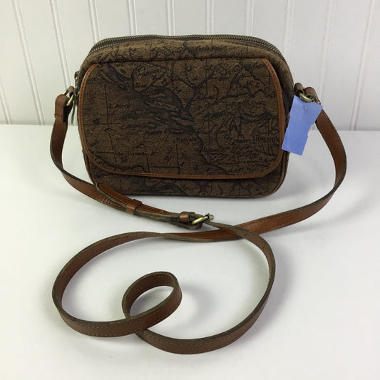 Crossbody Designer By Patricia Nash In Brown, Size:Small