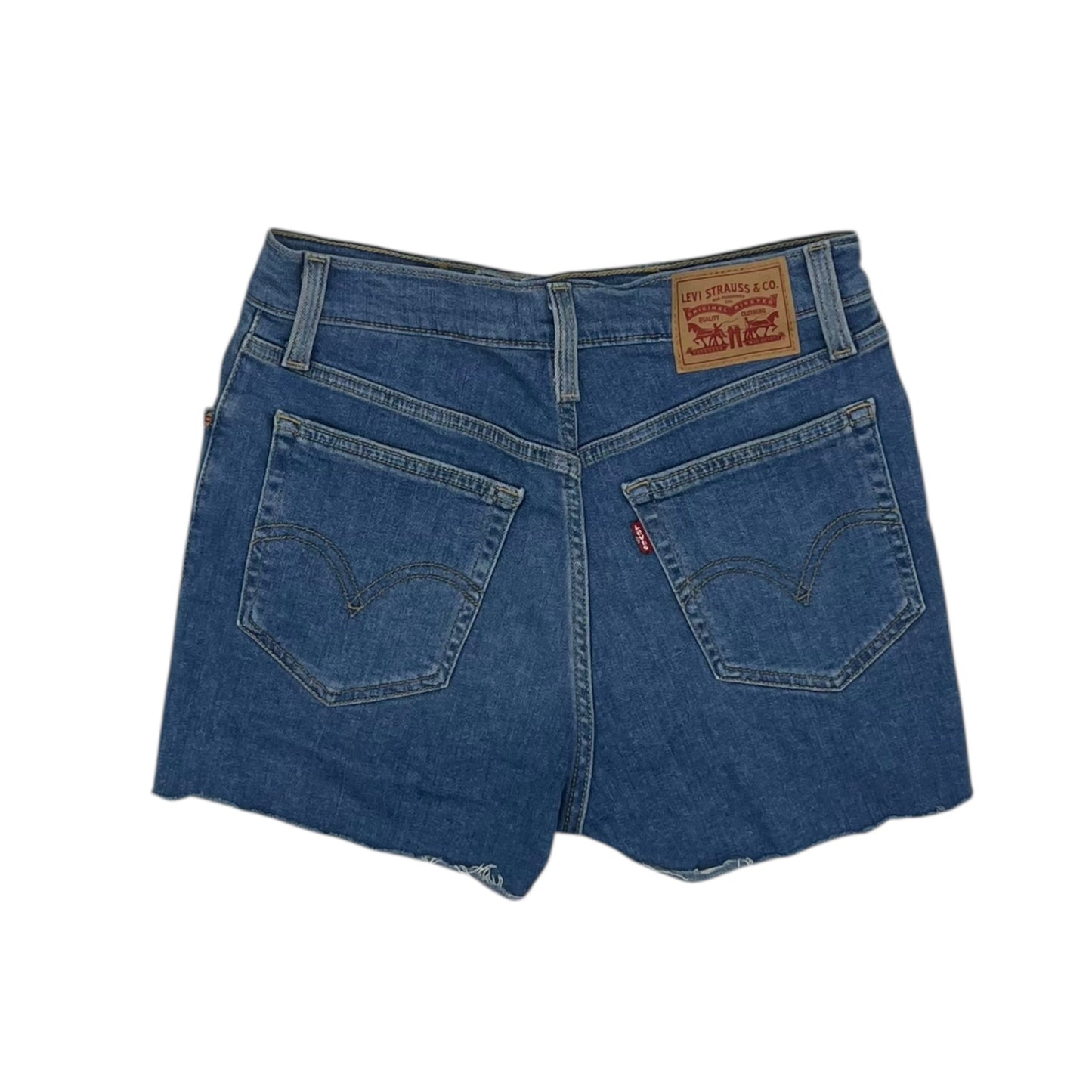 Shorts By Levis In Blue Denim, Size:6