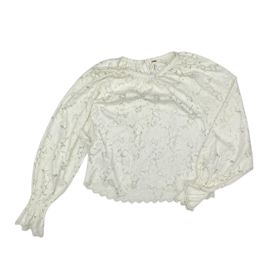 Blouse Ls By Free People In White, Size:Xs