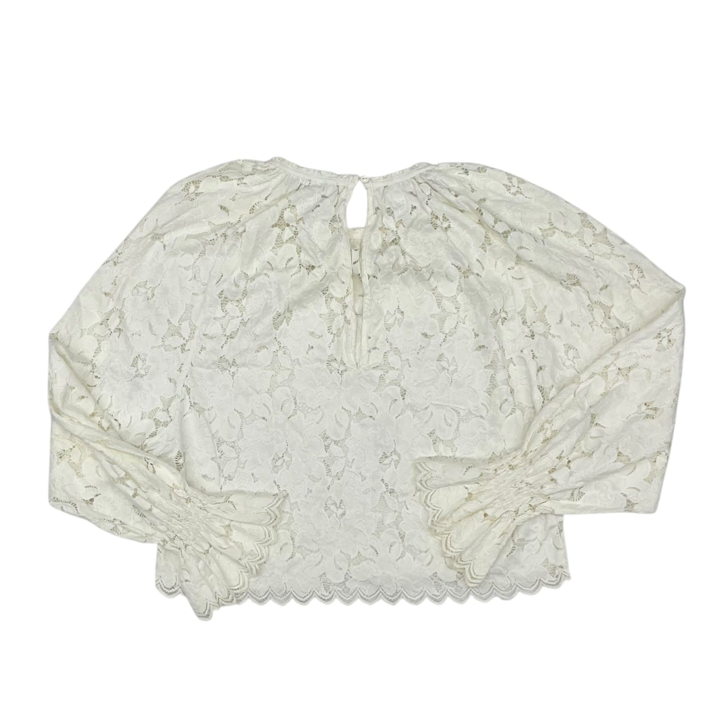 Blouse Ls By Free People In White, Size:Xs