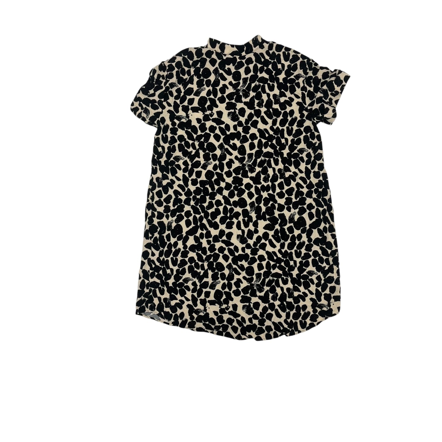 Dress Casual Short By H&M In Black & Tan, Size:S