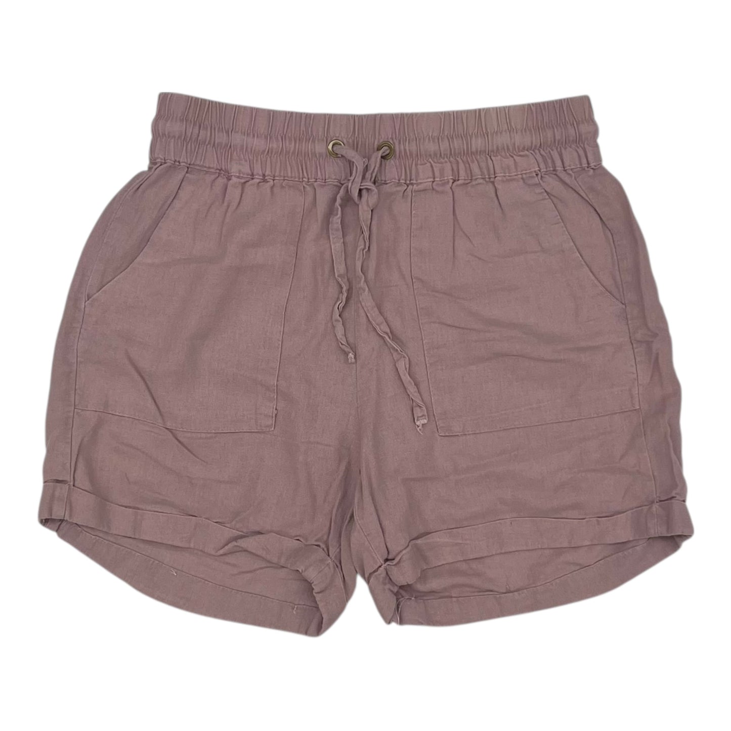 Shorts By Zenana In Pink, Size:L