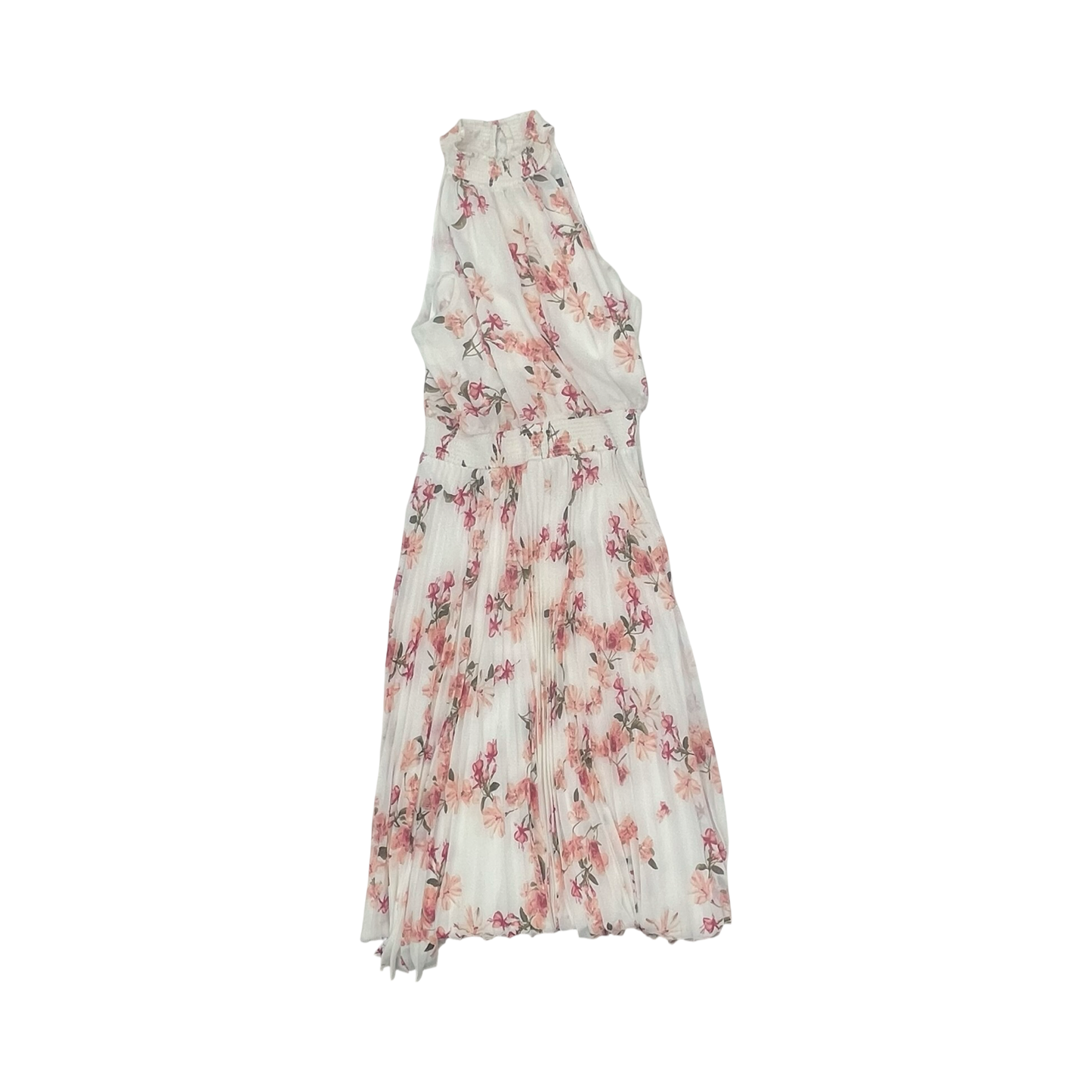 Dress Party Long By White House Black Market In Pink & White, Size:10