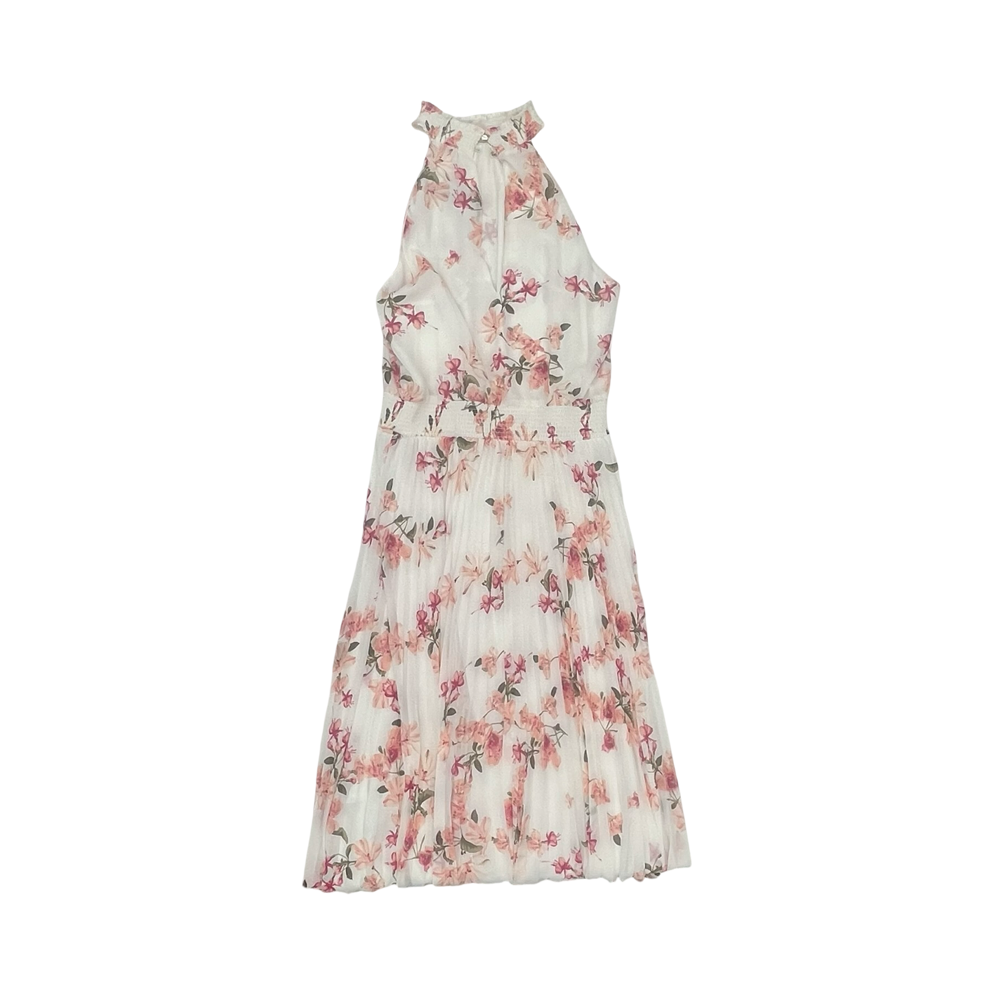Dress Party Long By White House Black Market In Pink & White, Size:10