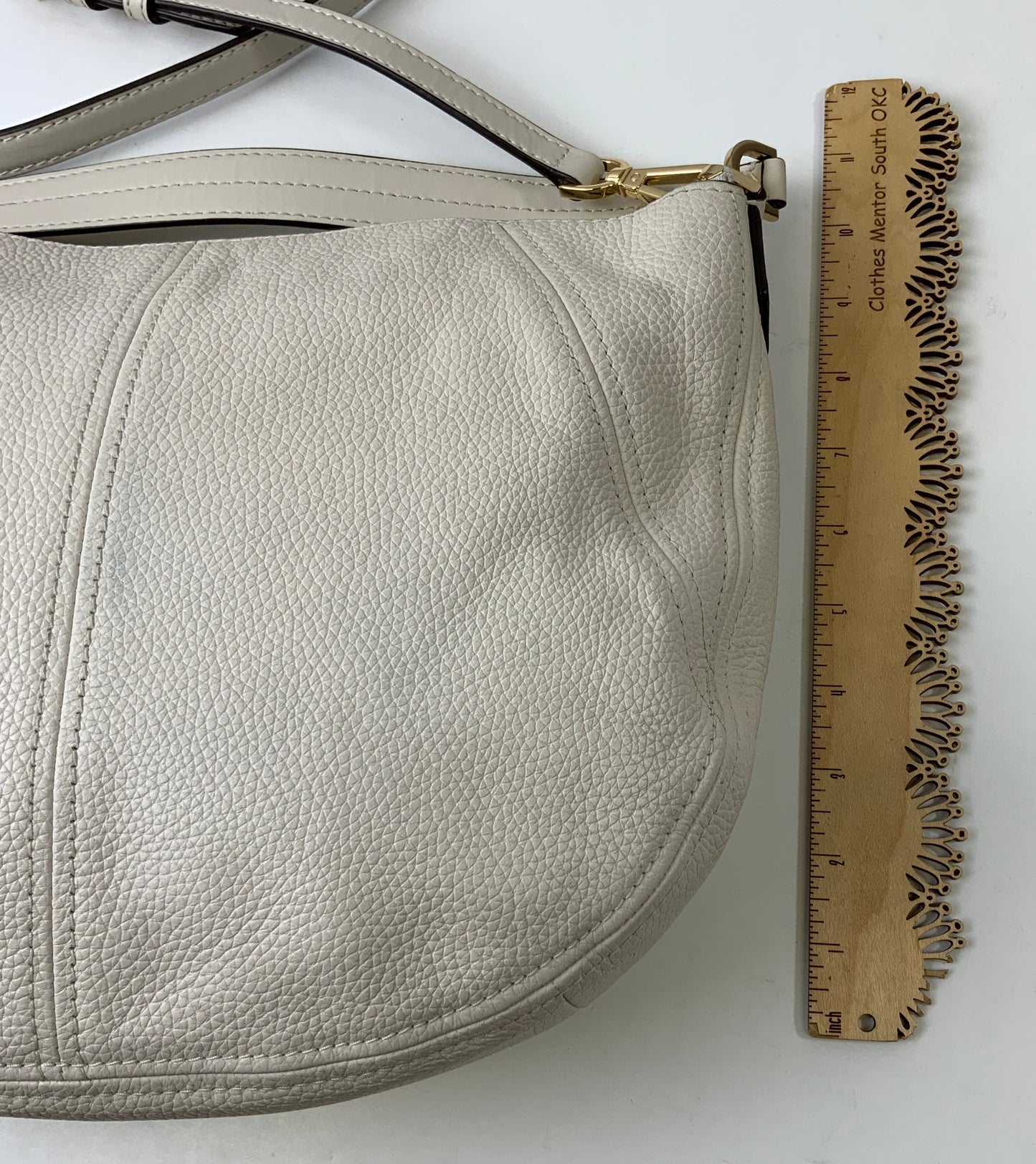 Handbag Designer By Michael Kors In Taupe, Size:Large