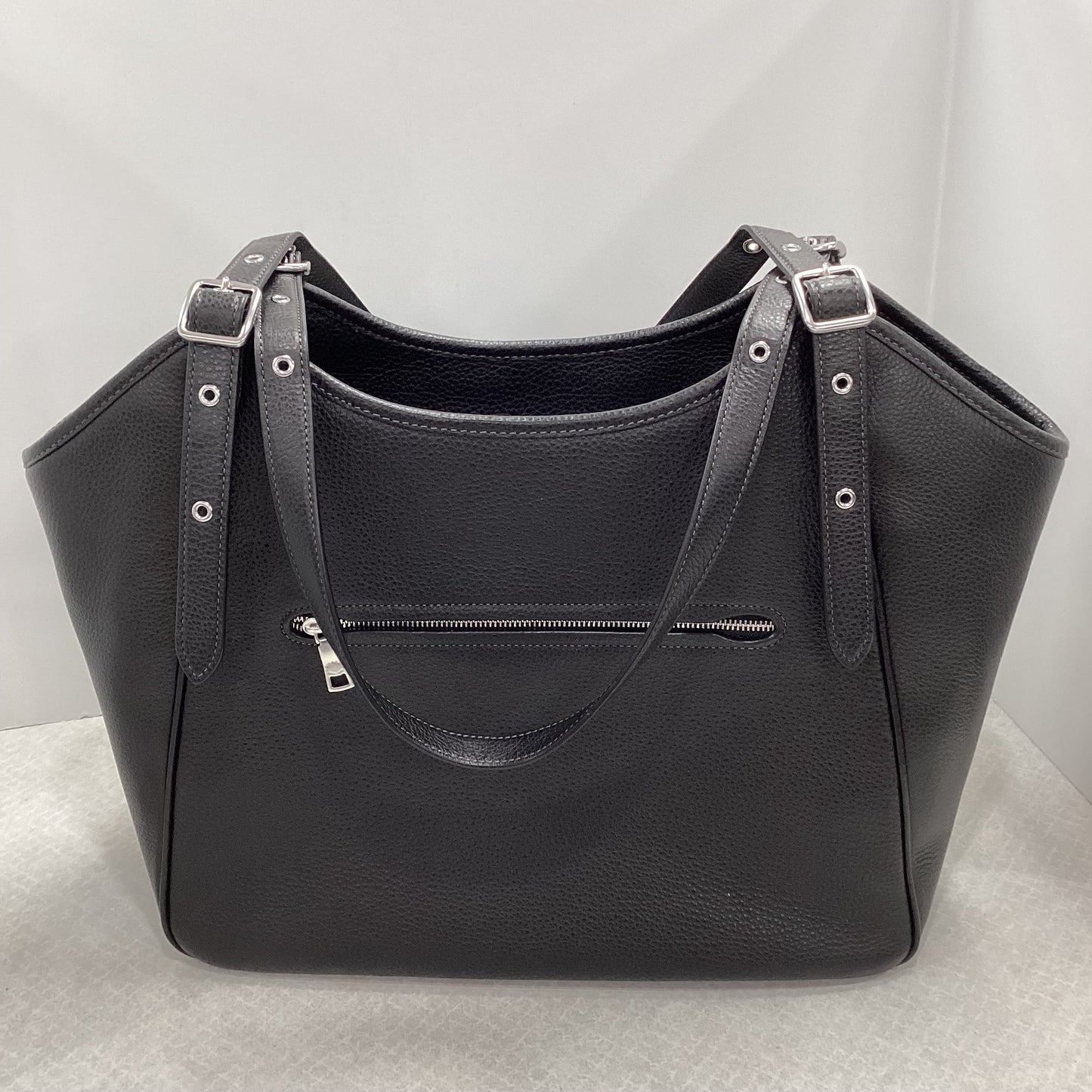 Handbag Designer By Coach In Black, Size:Large