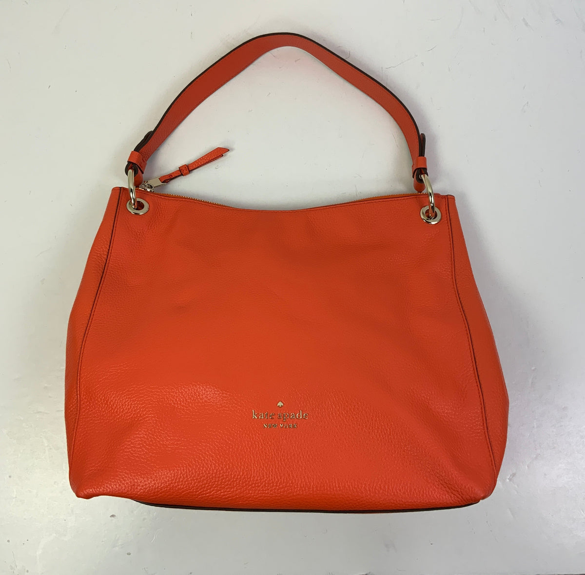 Handbag Designer By Kate Spade In Orange, Size:Large