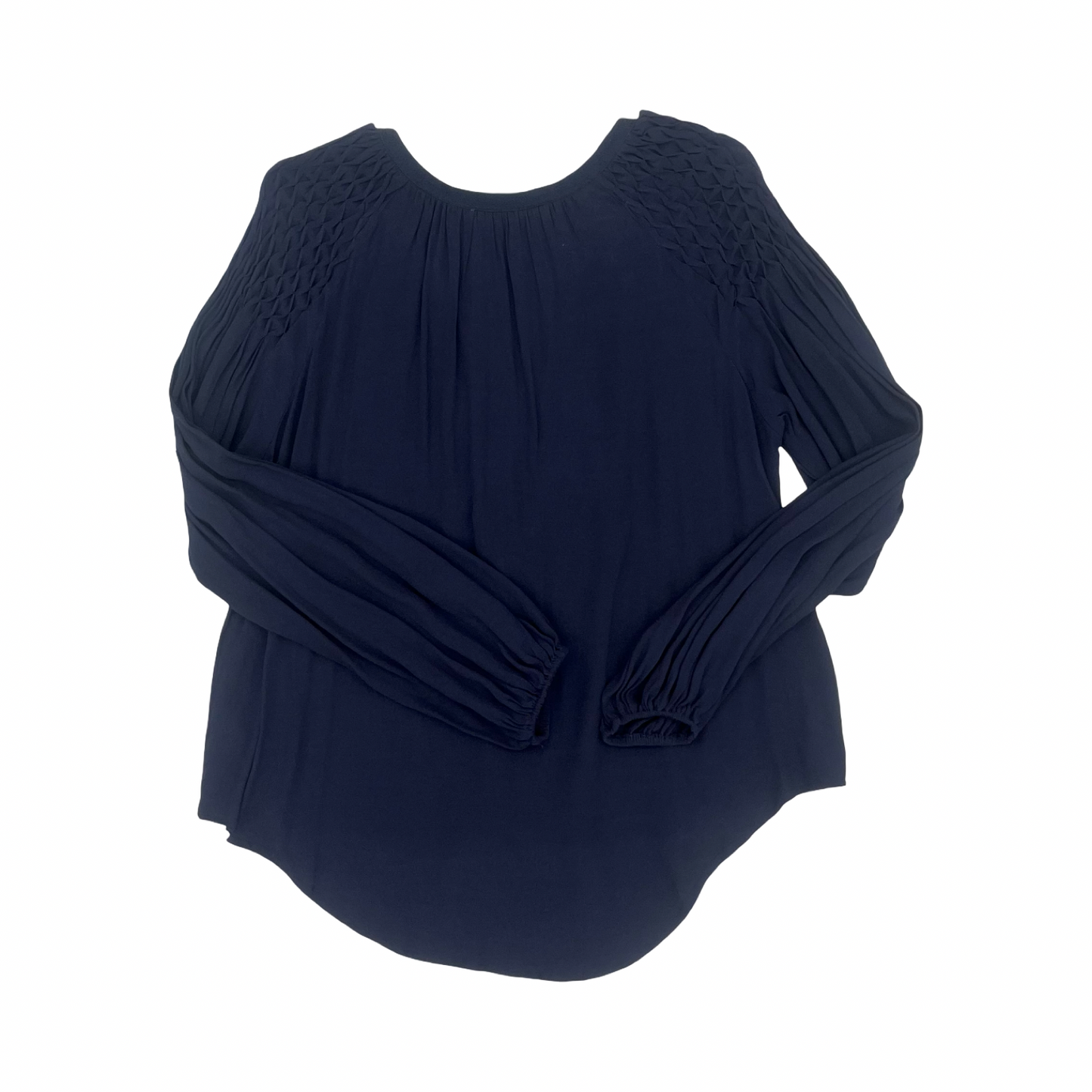 Blouse Ls By Astr In Navy, Size:S