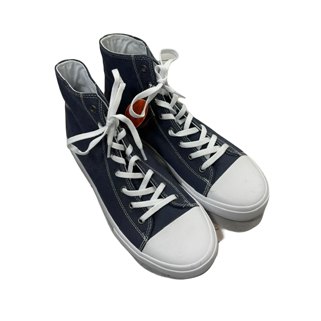 Shoes Sneakers By Clothes Mentor In Navy, Size:11