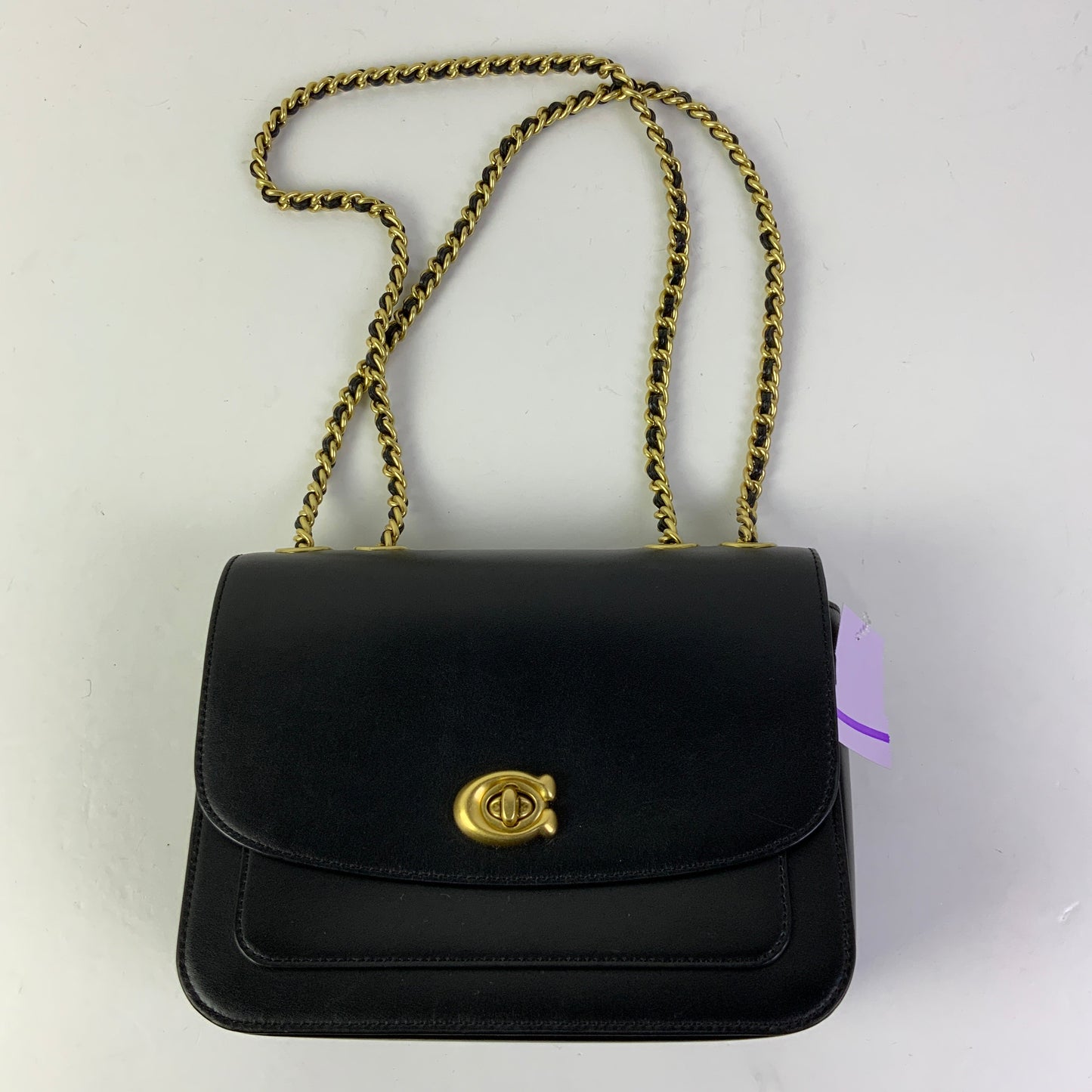 Handbag Designer By Coach In Black, Size:Medium