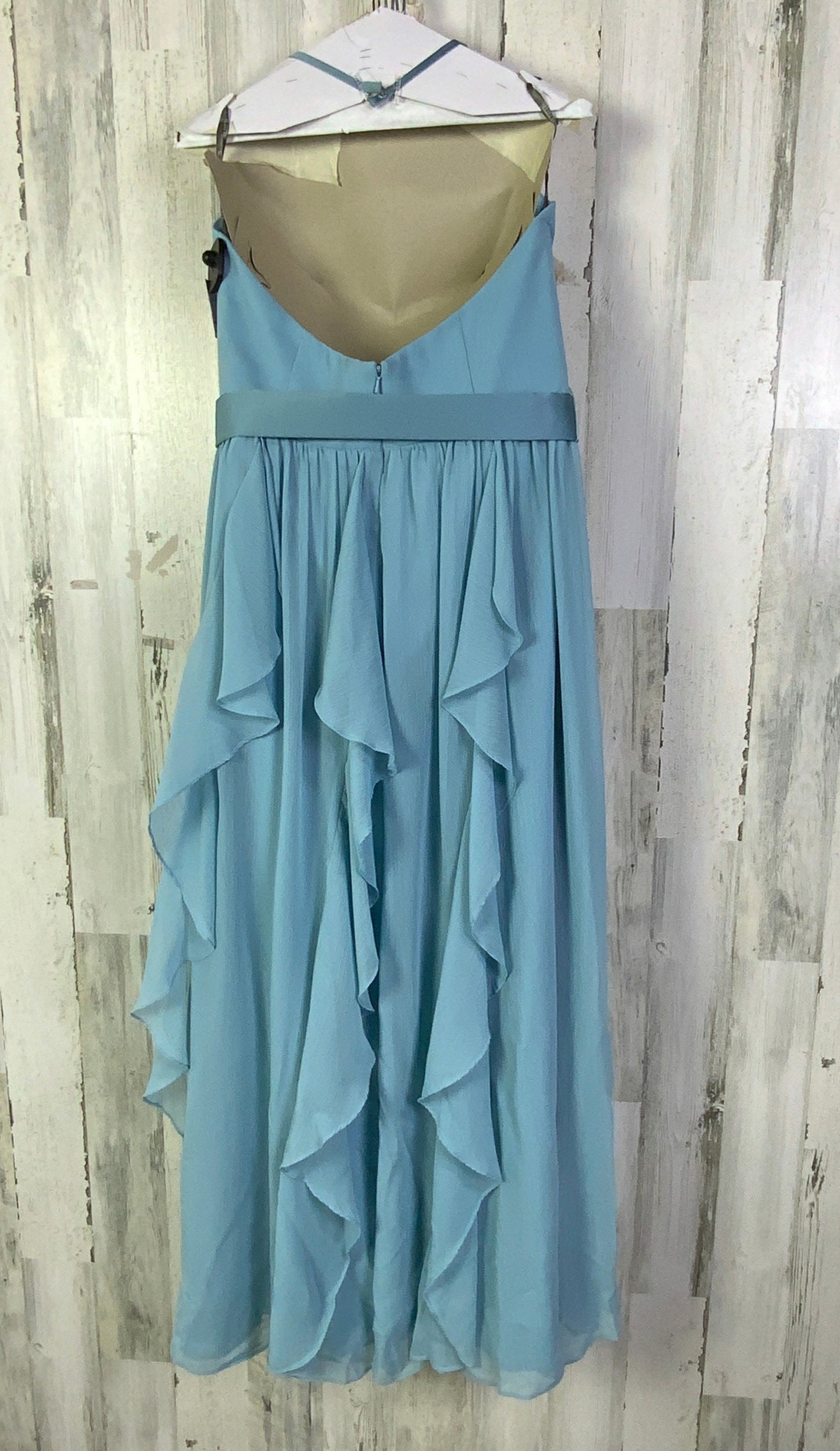 Dress Designer By Vera Wang In Blue, Size: 12
