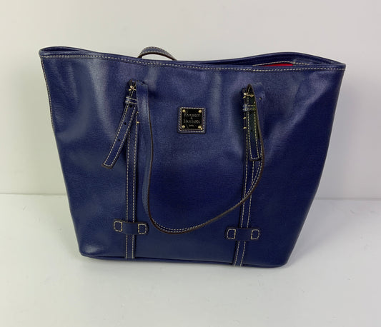 Handbag Designer By Dooney And Bourke In Blue, Size:Large