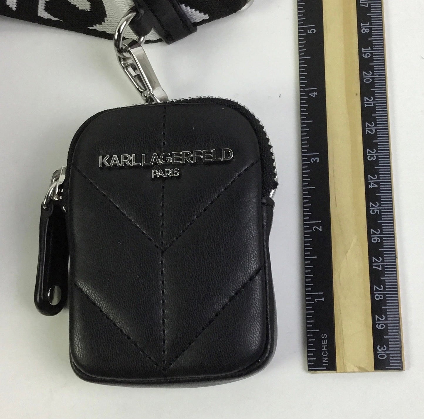 Crossbody Designer By Karl Lagerfeld In Black, Size:Small