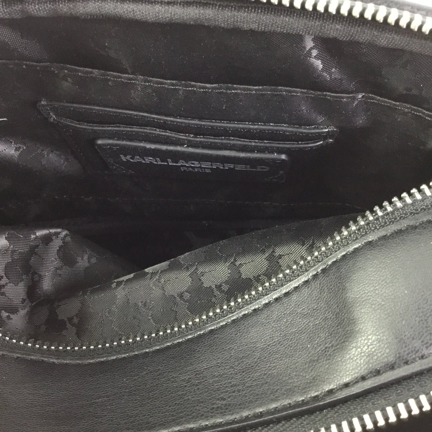 Crossbody Designer By Karl Lagerfeld In Black, Size:Small