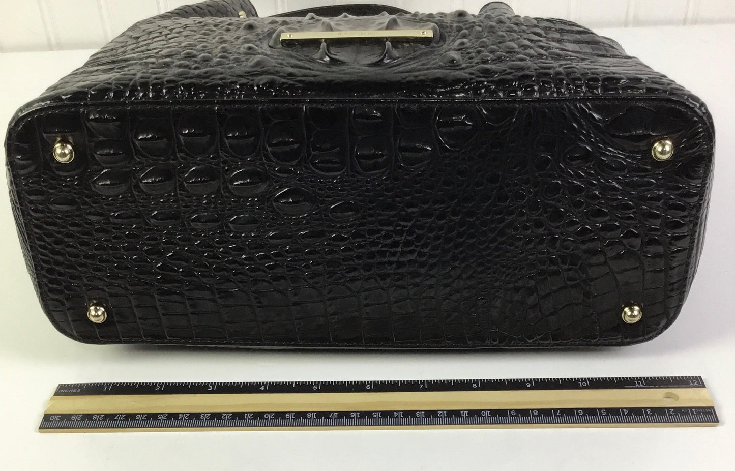 Handbag Designer By Brahmin In Black, Size:Large
