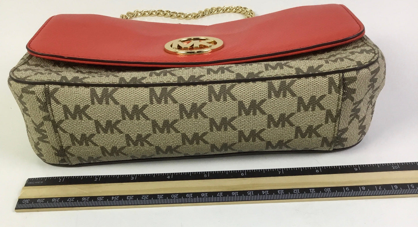 Handbag Designer By Michael Kors In Red, Size:Small