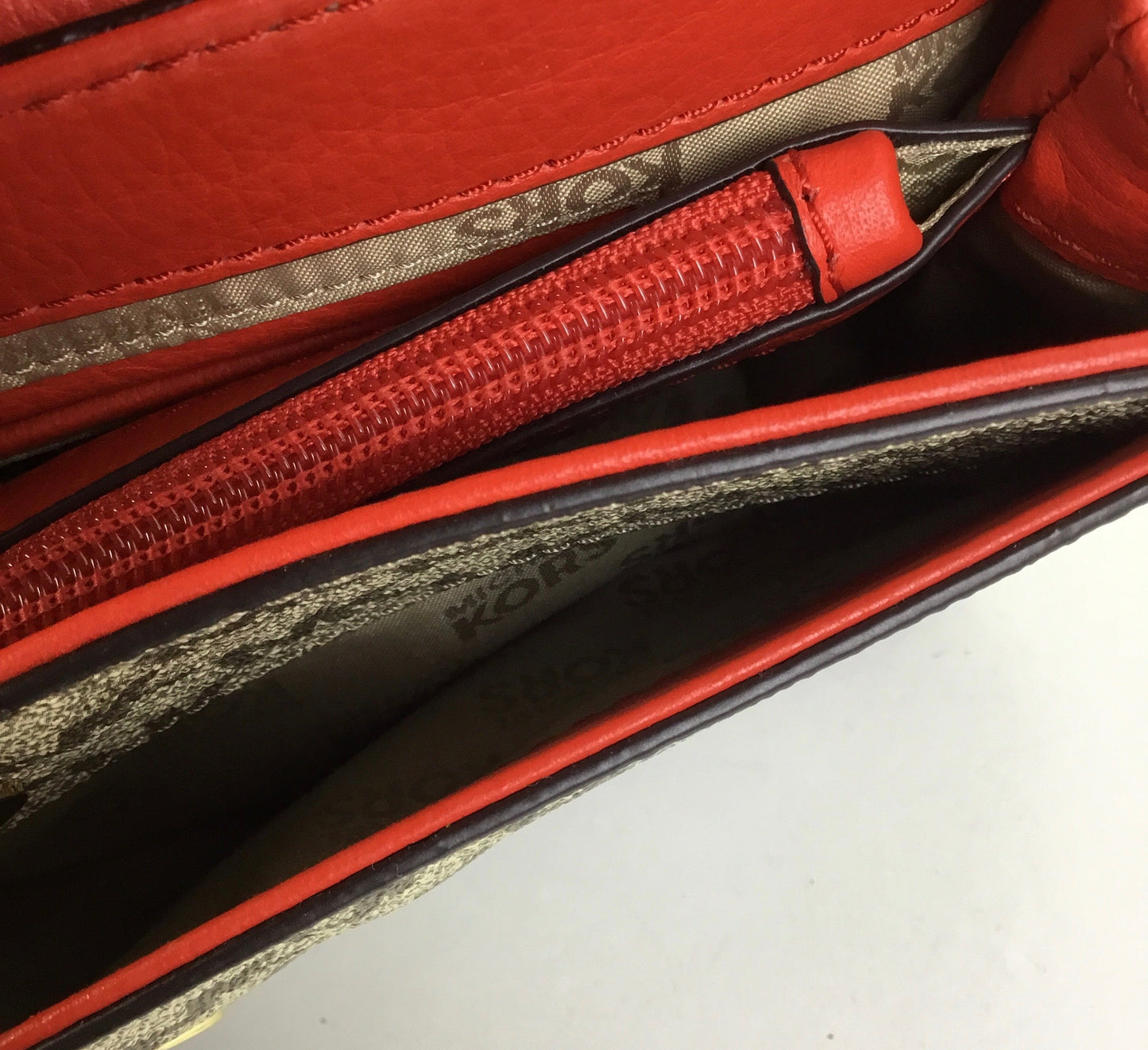 Handbag Designer By Michael Kors In Red, Size:Small