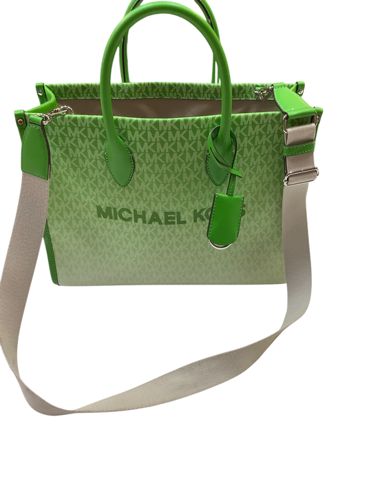 Handbag Designer By Michael Kors In Green, Size:Large