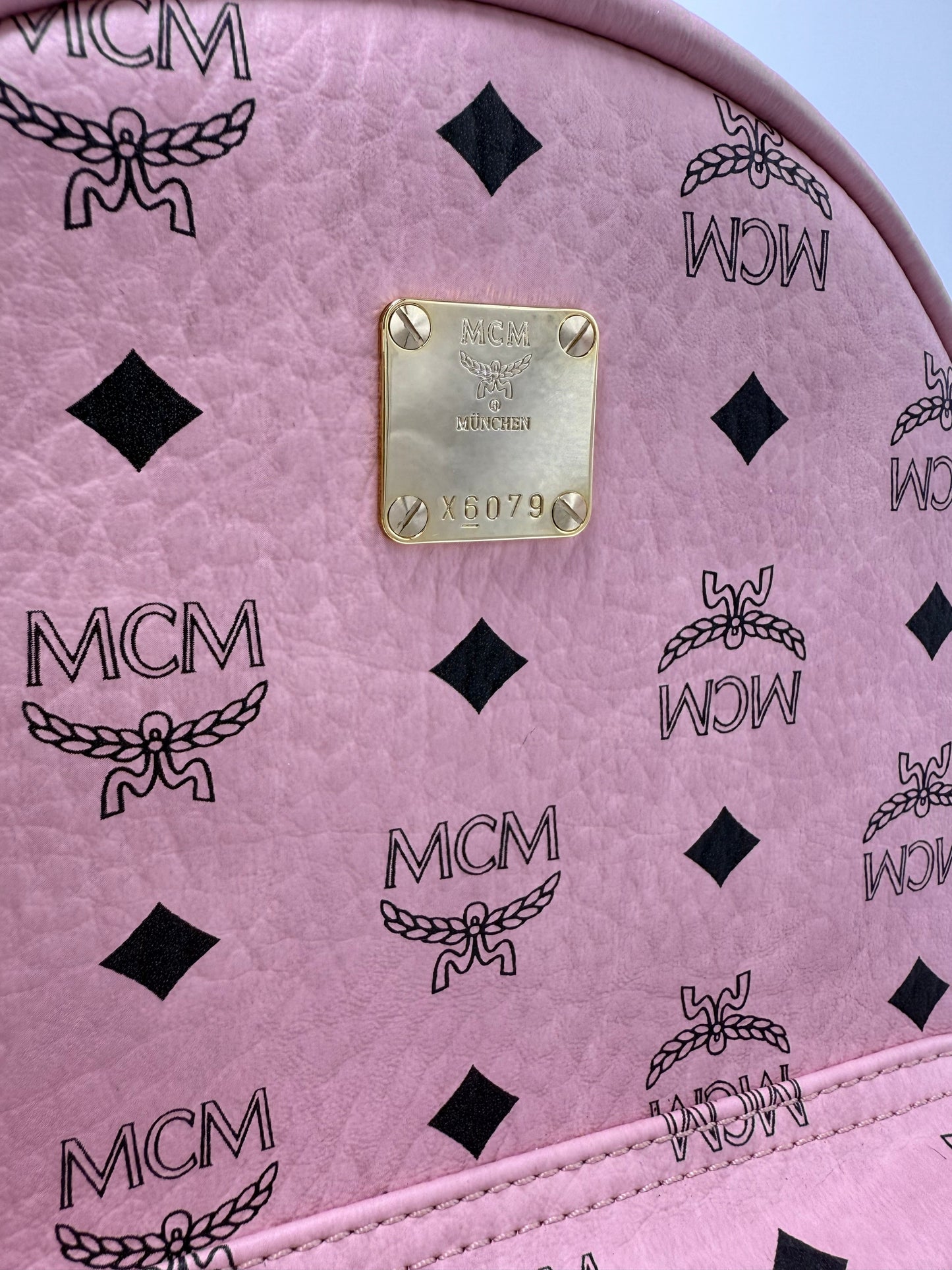 MCM Visetos Stark Side Studs Luxury Handbag / Backpack