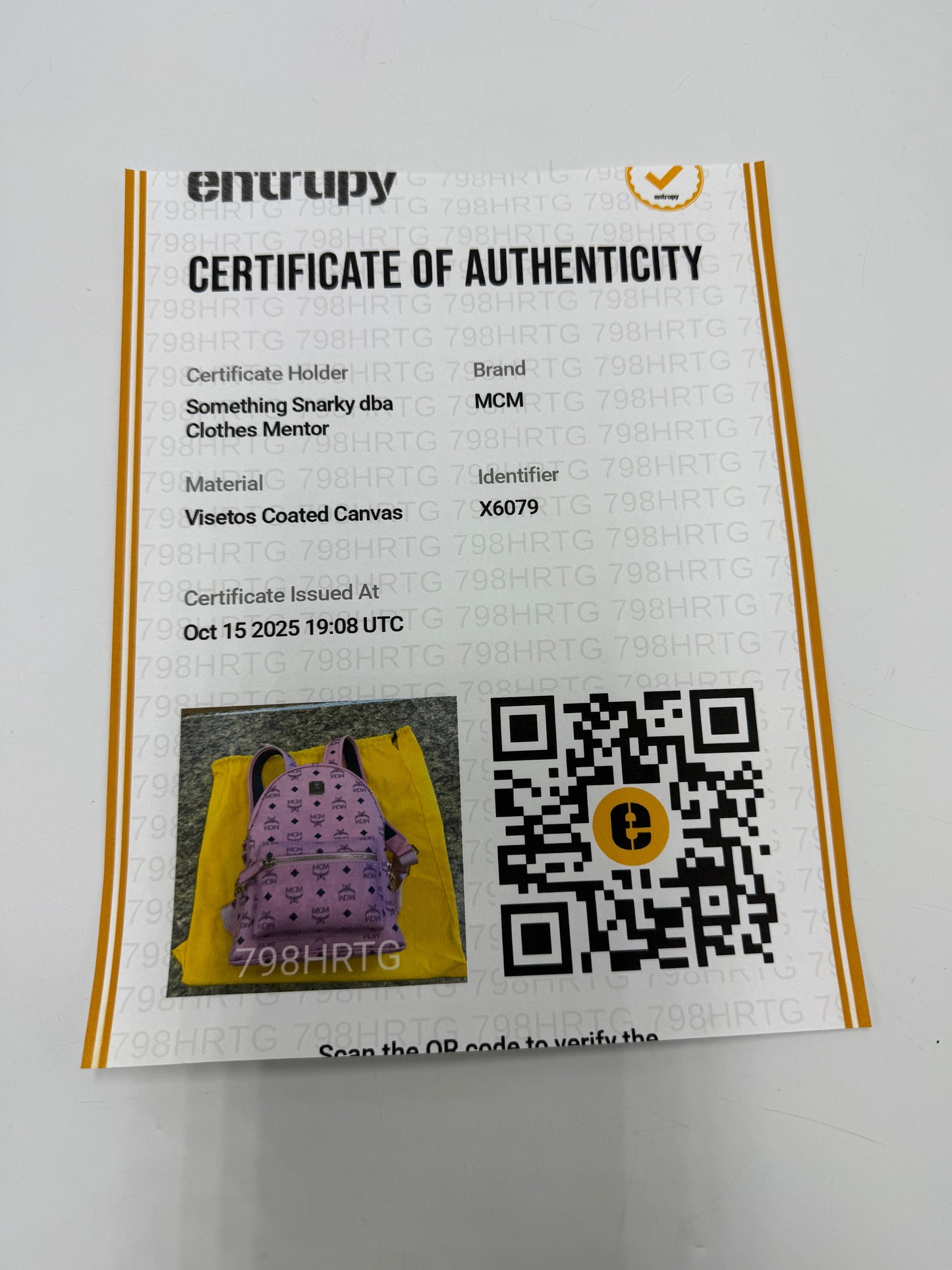 MCM Visetos Stark Side Studs Luxury Handbag / Backpack