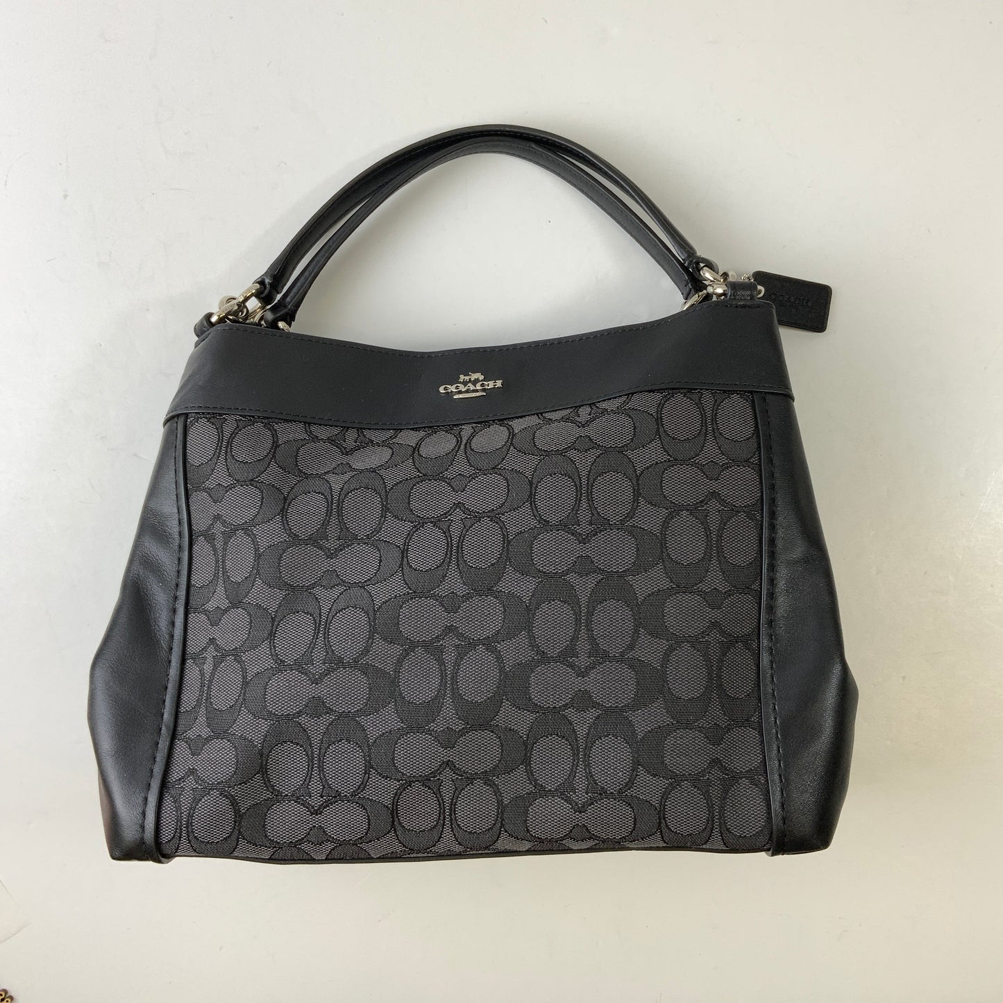 Handbag Designer By Coach In Black, Size:Medium