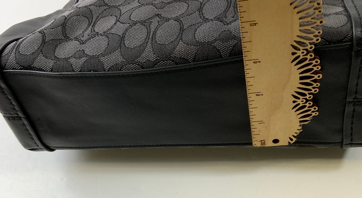 Handbag Designer By Coach In Black, Size:Medium