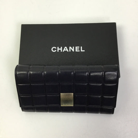 Wallet Luxury Designer By Chanel In Black, Size:Large