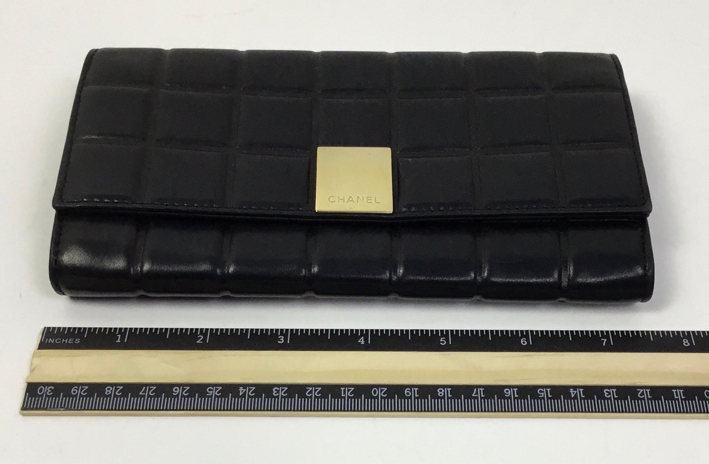 Wallet Luxury Designer By Chanel In Black, Size:Large